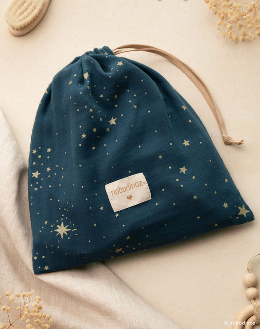 Pack 15 Gold Stella midnight blue bags 32 x 28 cm