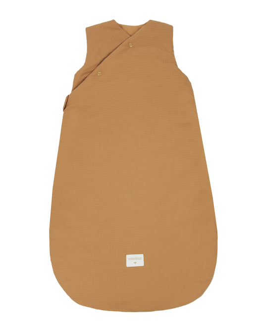 Gigoteuse d'hiver Fuji en nid d'abeille 6-18m caramel