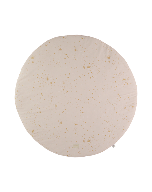 FULL MOON SMALL ROUND PLAYMAT 105X105 Gold stella dream pink