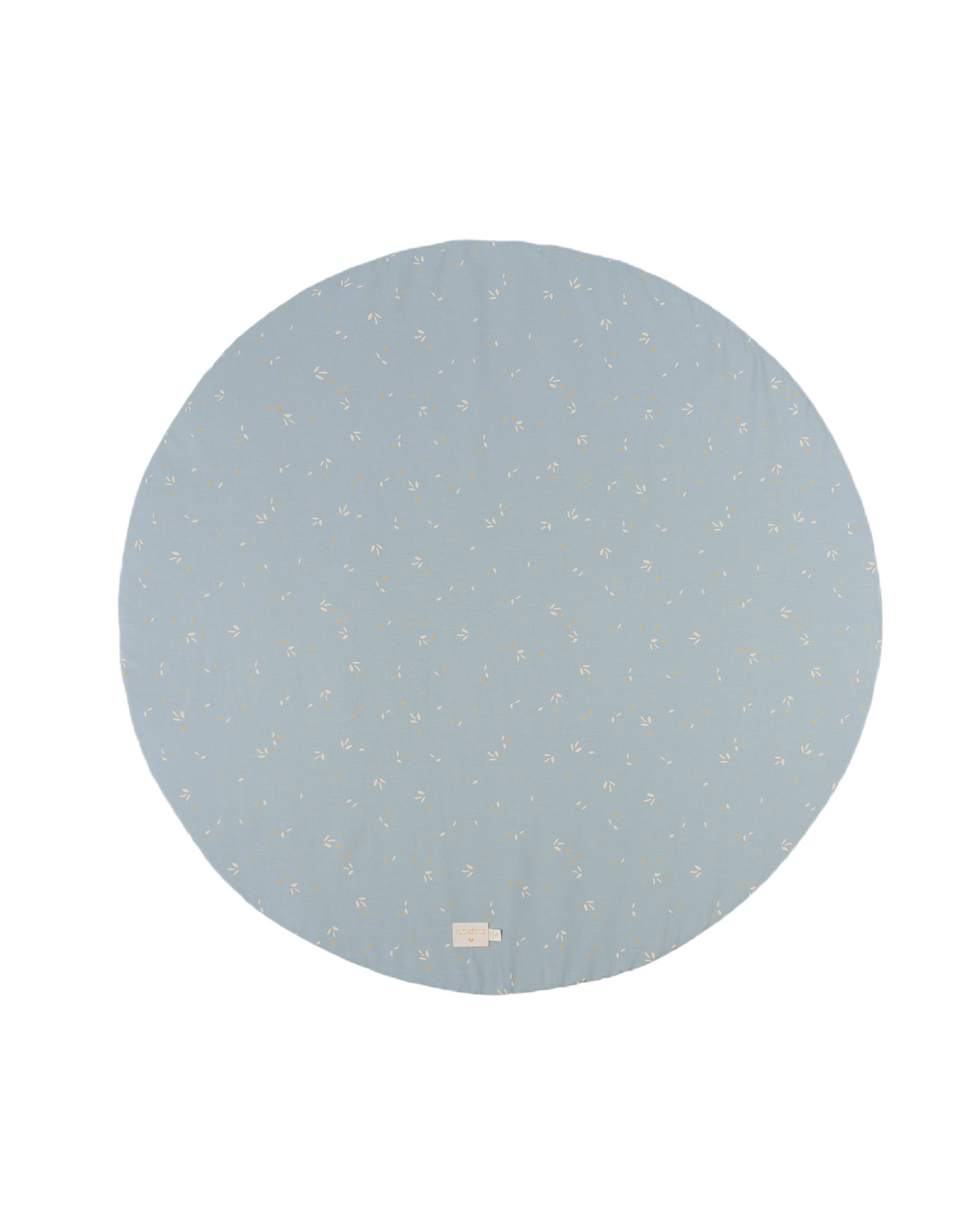 Full Moon Small round playmat 105X105 WILLOW SOFT BLUE
