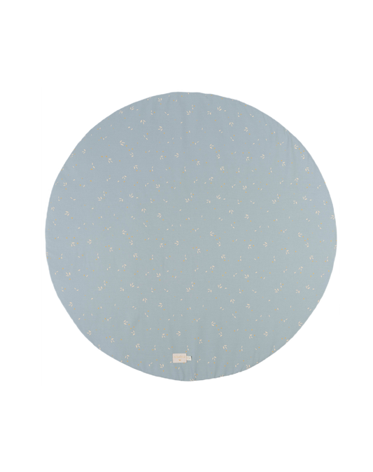 Full Moon Small round playmat 105X105 WILLOW SOFT BLUE