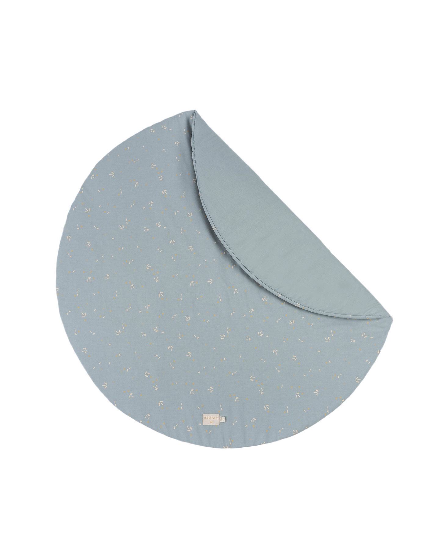 Full Moon Small round playmat 105X105 WILLOW SOFT BLUE
