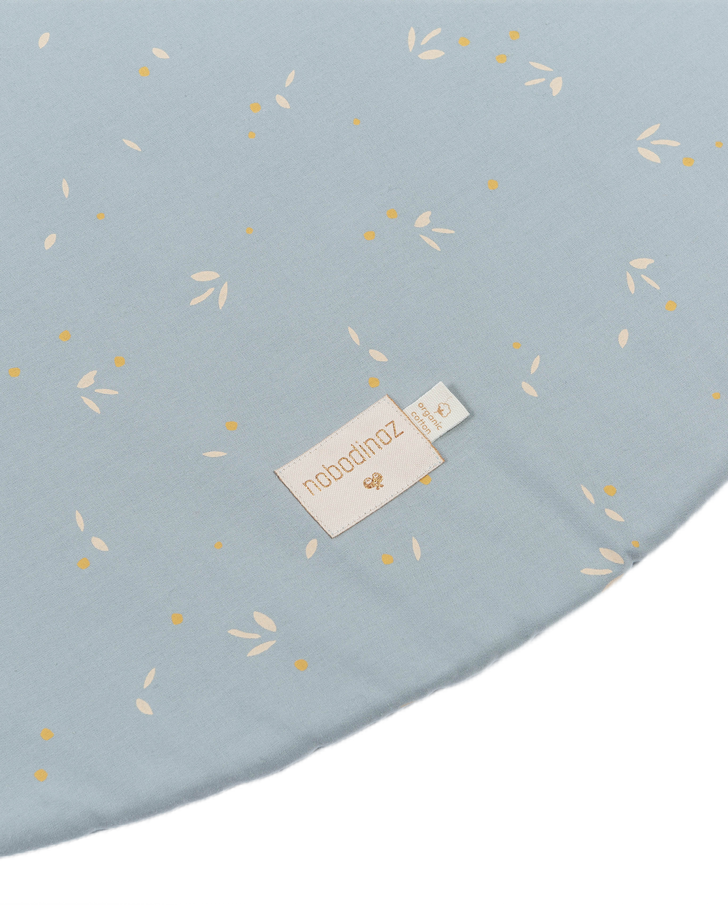 Full Moon Small round playmat 105X105 WILLOW SOFT BLUE