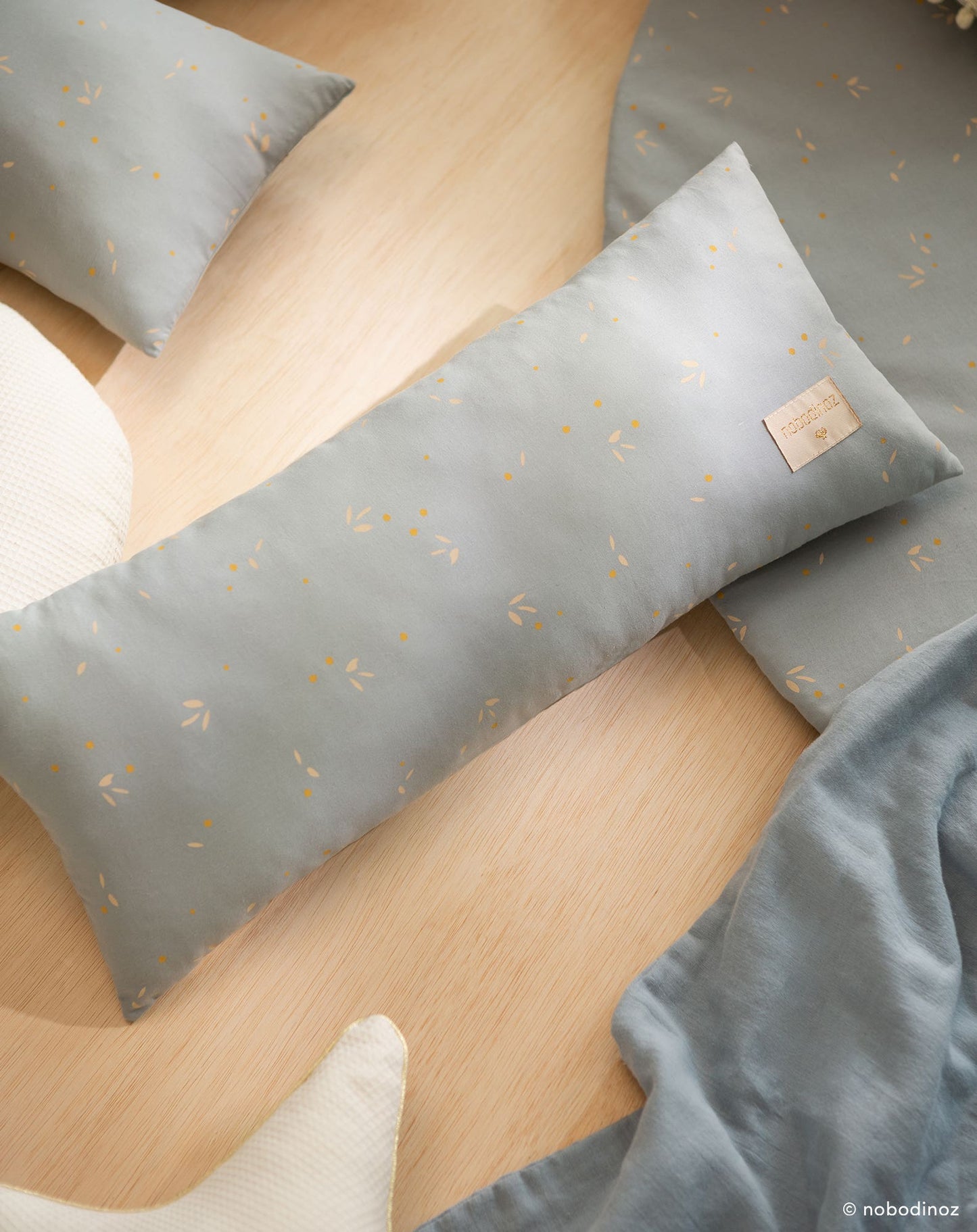 Hardy Long cushion 22X52 WILLOW SOFT BLUE