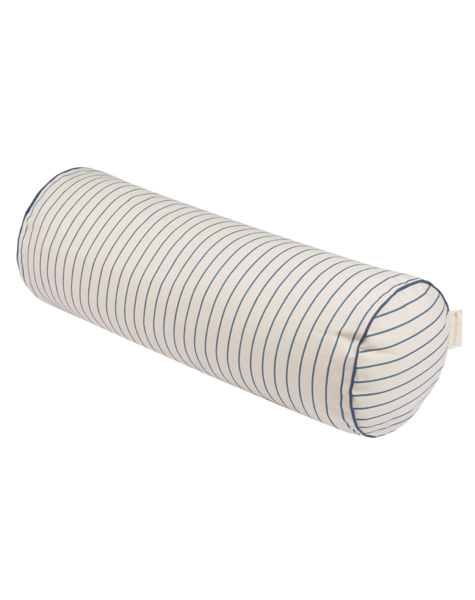 JAVèCUSHION 50 x ?18 blue thin stripes Natural
