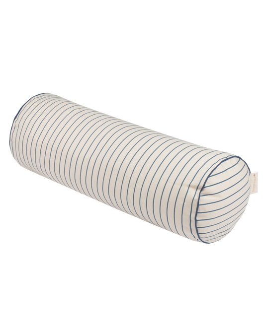 JAVèCUSHION 50 x ?18 blue thin stripes Natural