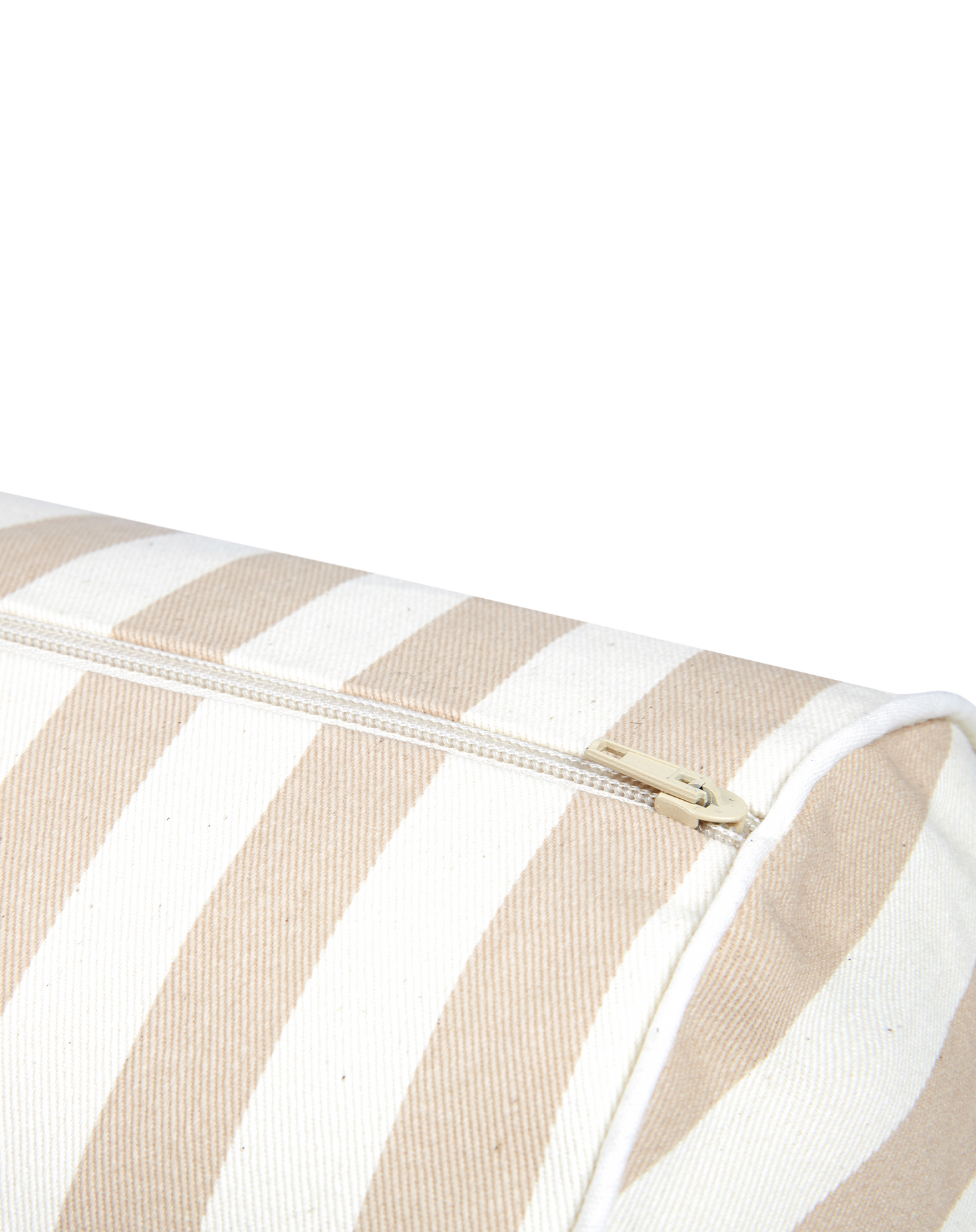 JAVèCUSHION 50 x aŒ€18 Taupe stripes Natural