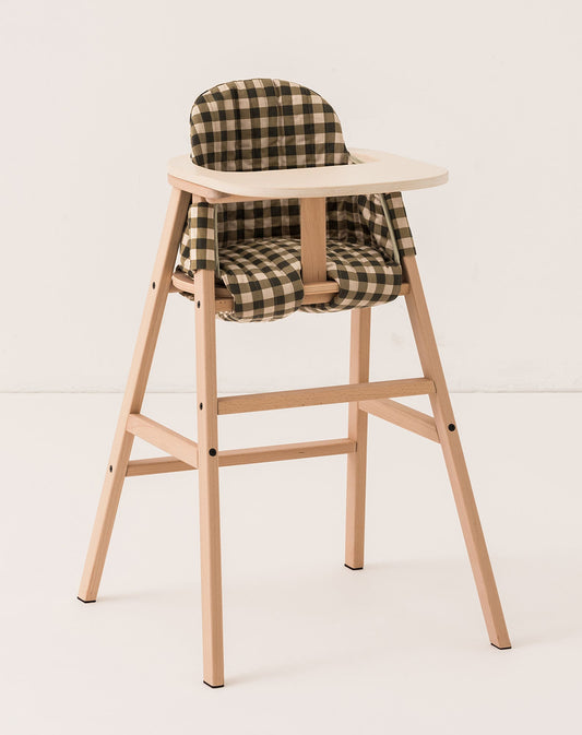 Ensemble chaise évolutive 3 en 1 avec plateau et coussin Growing Green