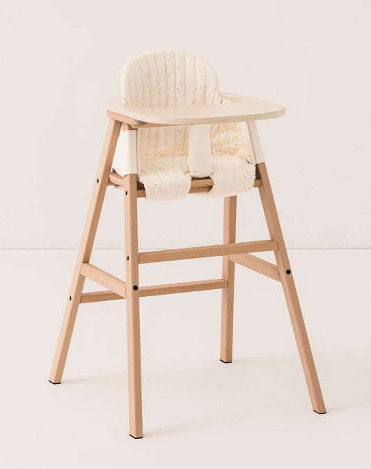 Ensemble chaise évolutive 3 en 1 avec plateau et coussin Growing Green
