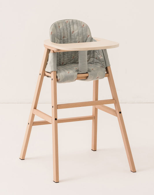 Ensemble chaise évolutive 3 en 1 avec plateau et coussin Growing Green