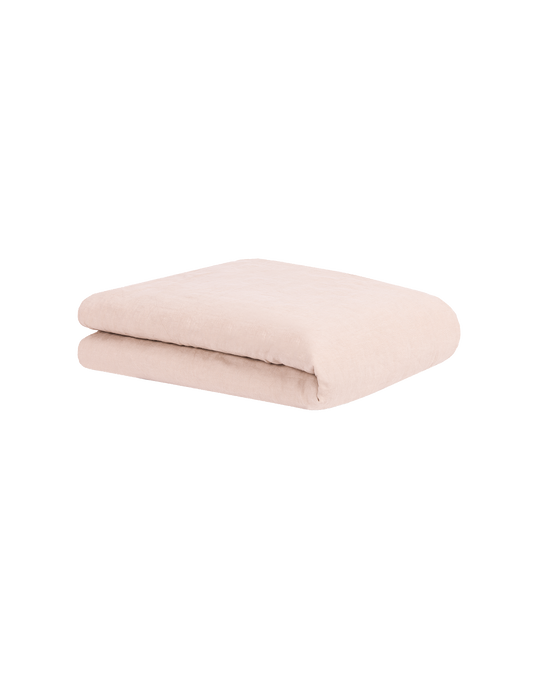 Housse de couette enfant L1N0  en lin français et coton bio lavés