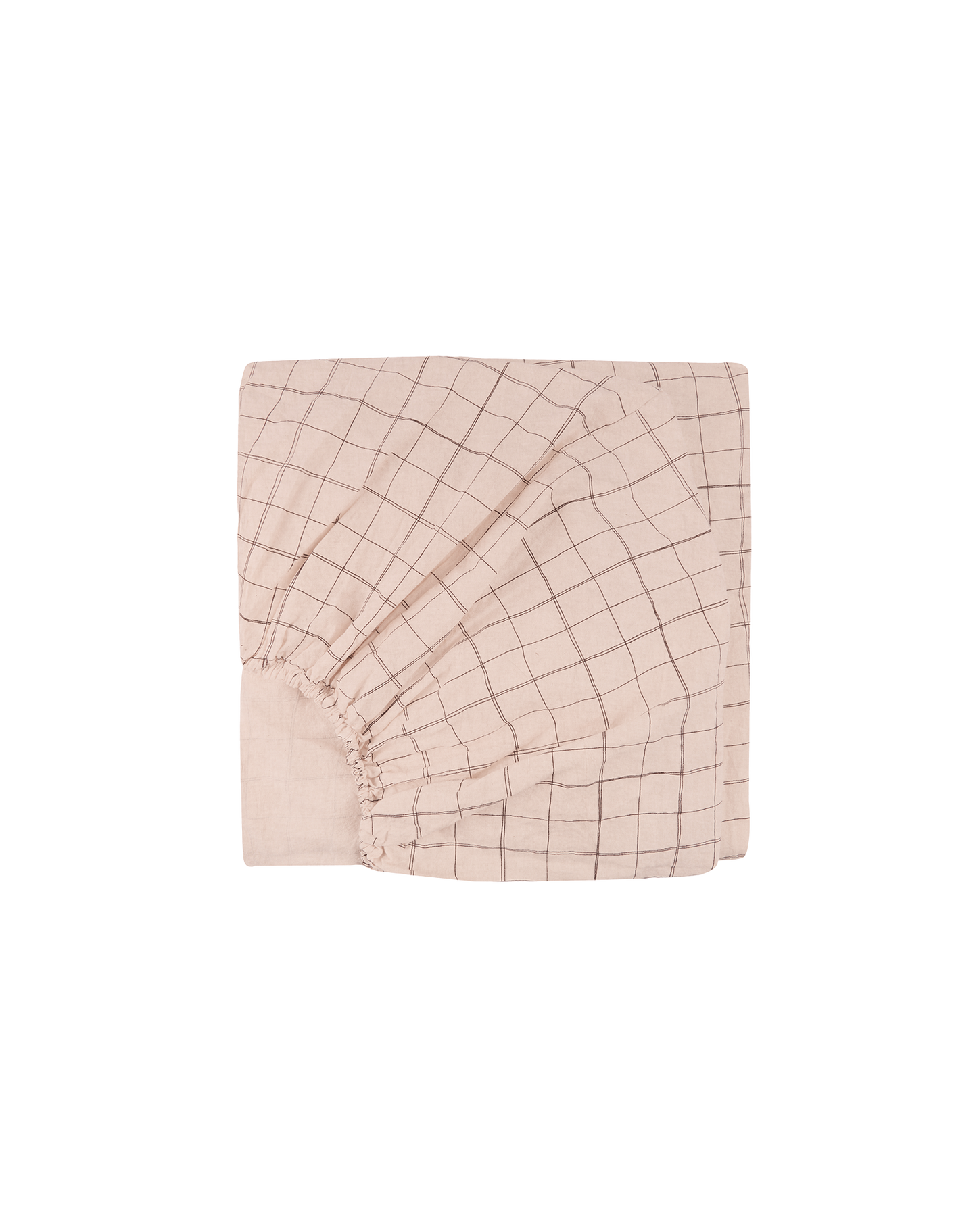 L1N0 baby fitted sheet in washed organic cotton