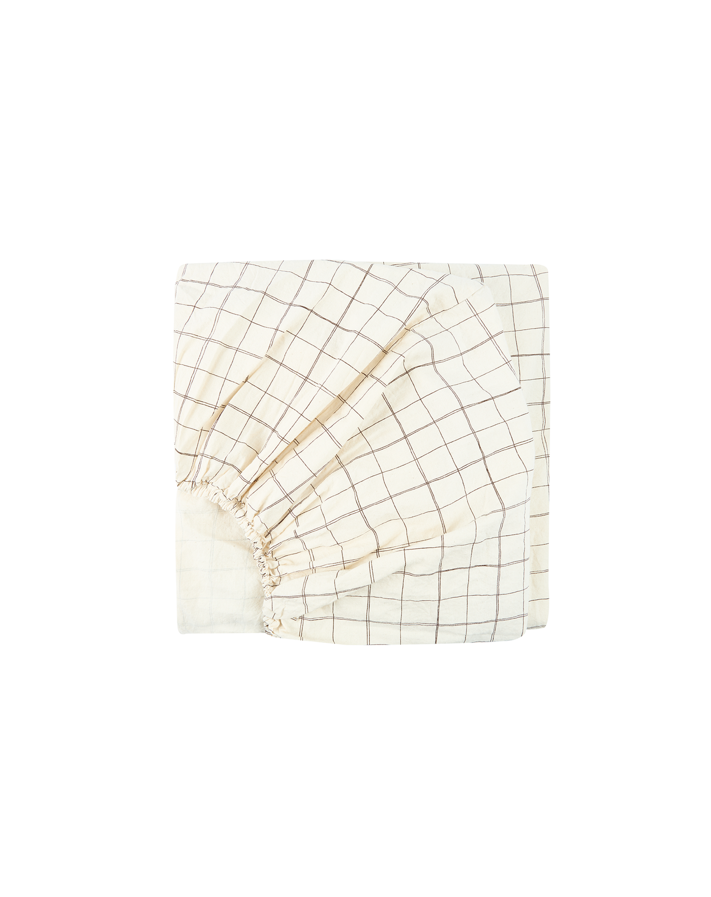 L1N0 baby fitted sheet in washed organic cotton