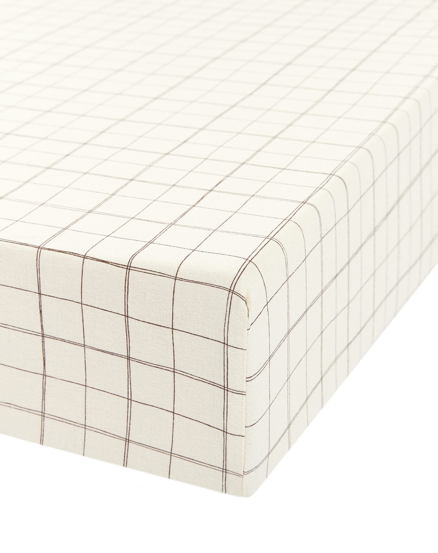 L1N0 baby fitted sheet in washed organic cotton