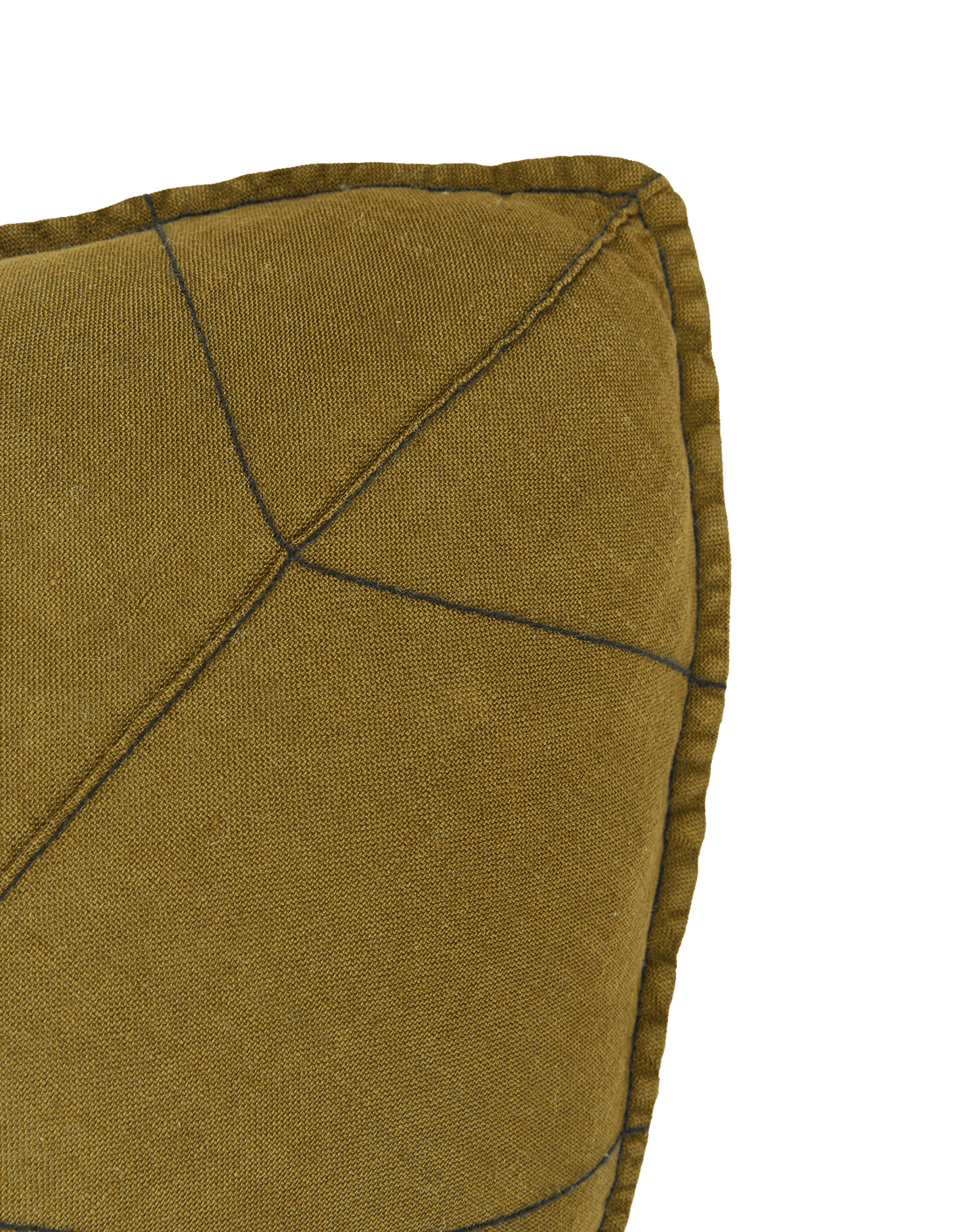 Coussin feuille L1N0 en lin français