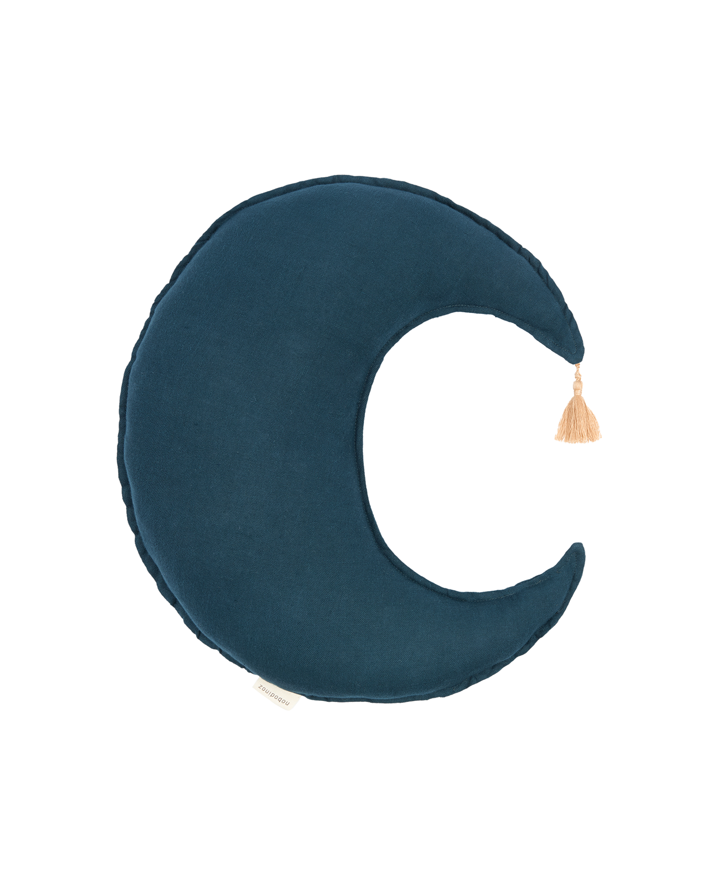 Coussin Lune L1N0 en lin français lavé