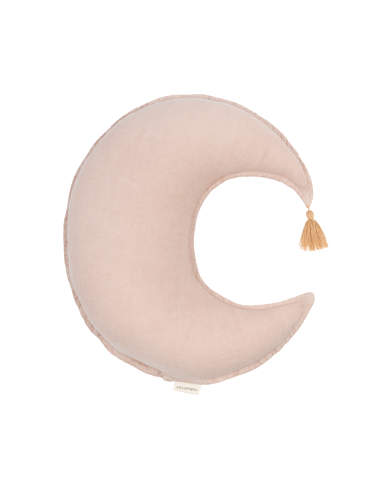 Coussin Lune L1N0 en lin français lavé