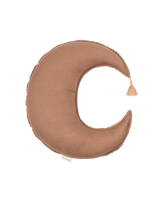 Coussin Lune L1N0 en lin français lavé