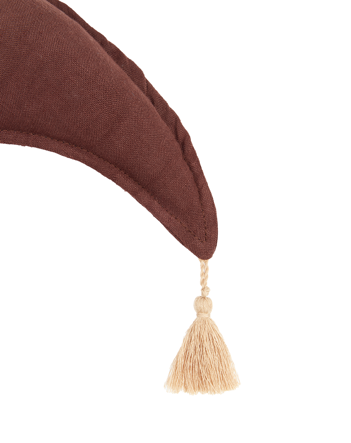Coussin Lune L1N0 en lin français lavé