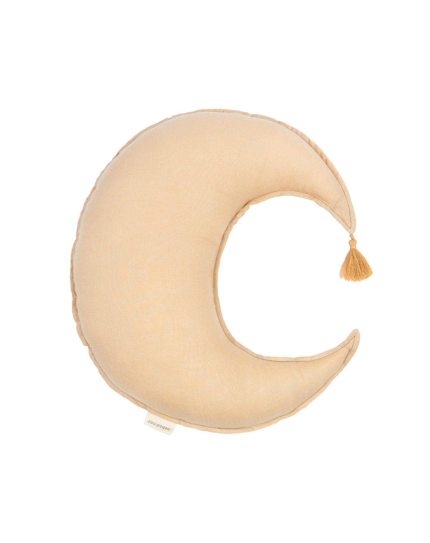 Coussin Lune L1N0 en lin français lavé