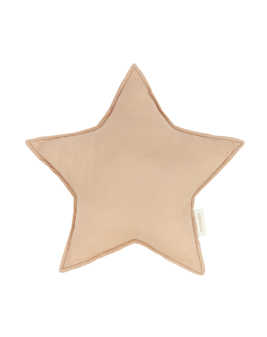 Coussin Étoile L1N0 en lin français lavé