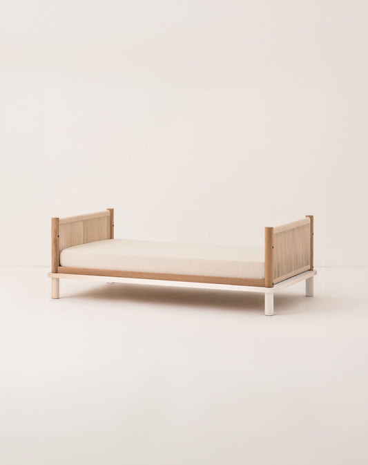 ExtensiA3n de cama junior Latitude en roble macizo