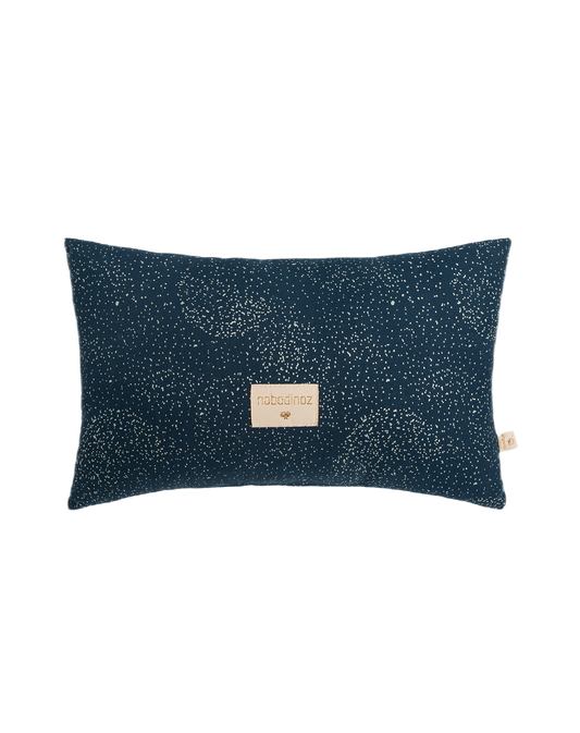 LAUREL SMALL CUSHION 22X35 GOLD BUBBLE / NIGHT BLUE