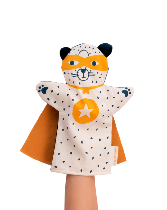 LEOPARD HAND PUPPET 24X30