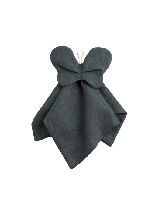 Doudou papillon L1N0 en lin français