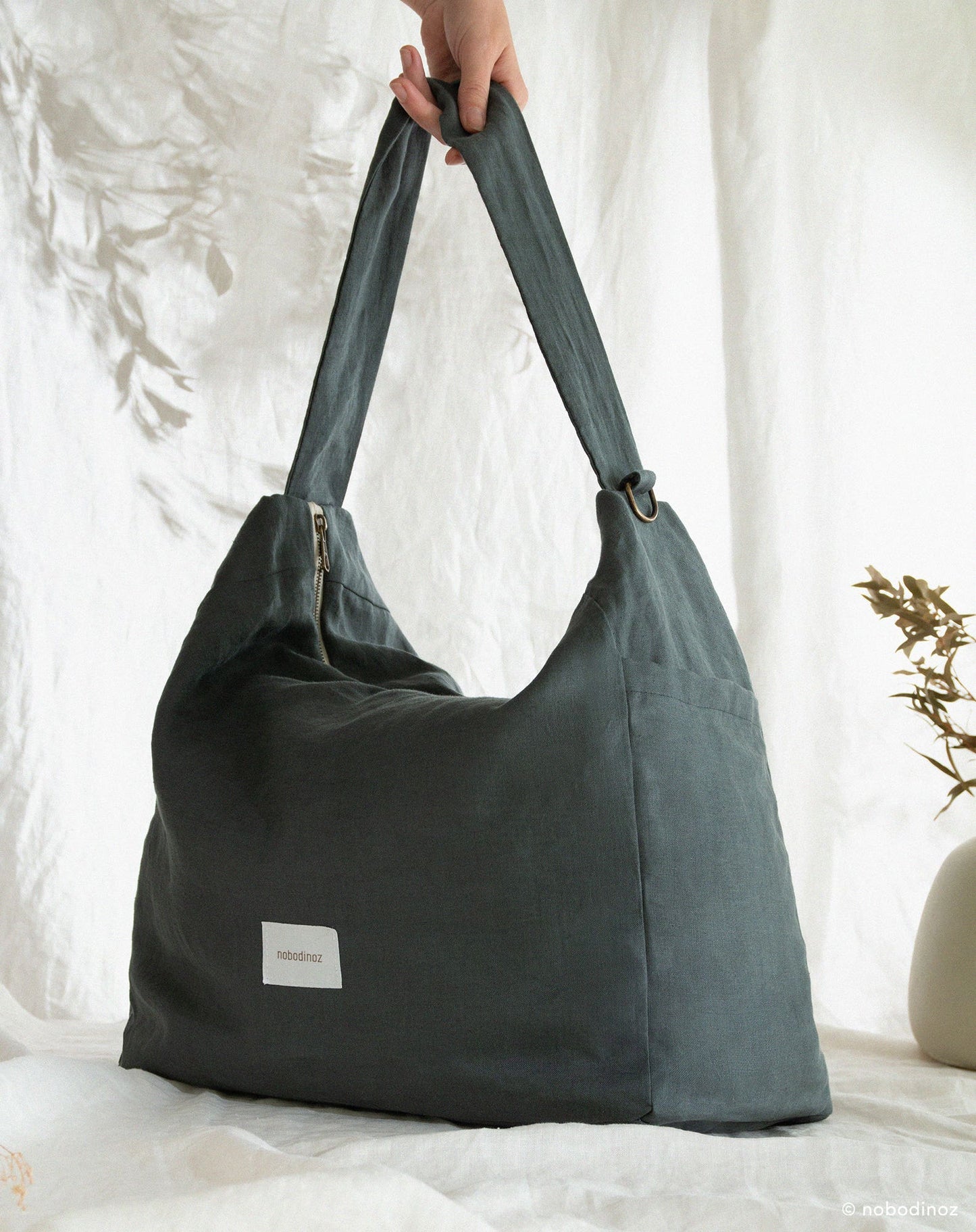 French Linen Stroller Bag 