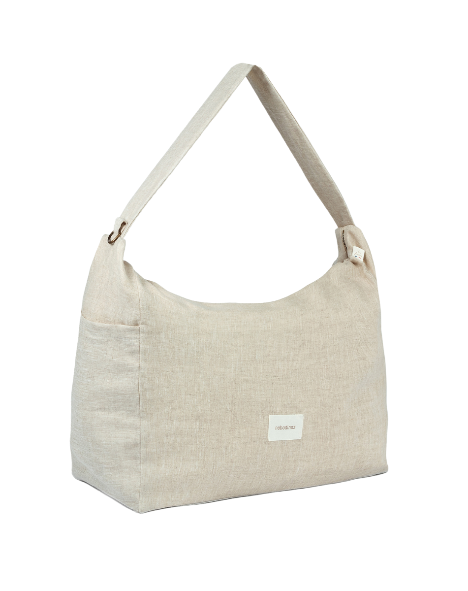 L1N0 French Linen Stroller Bag 