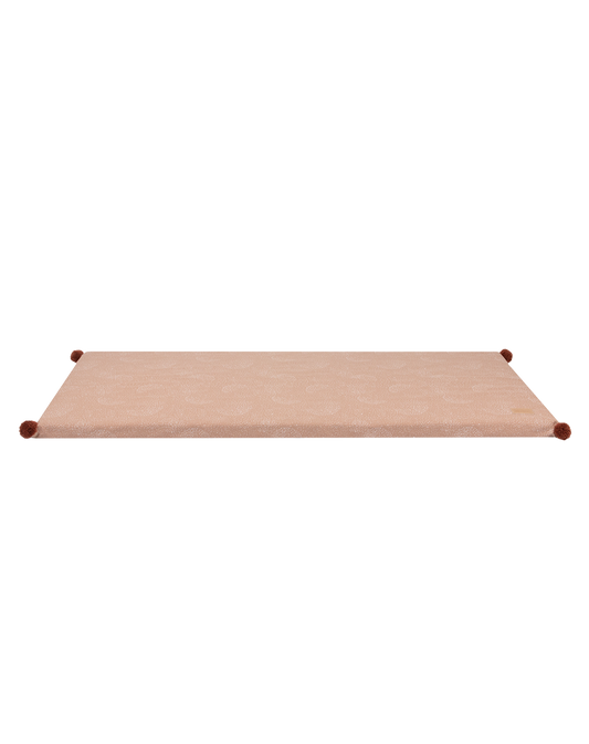 Majestic eco floor mat-WHITE BUBBLE/ MISTY PINK