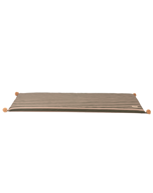 MAJESTIC ECO FLOOR MAT 120X60X4 GREEN TAUPE STRIPES