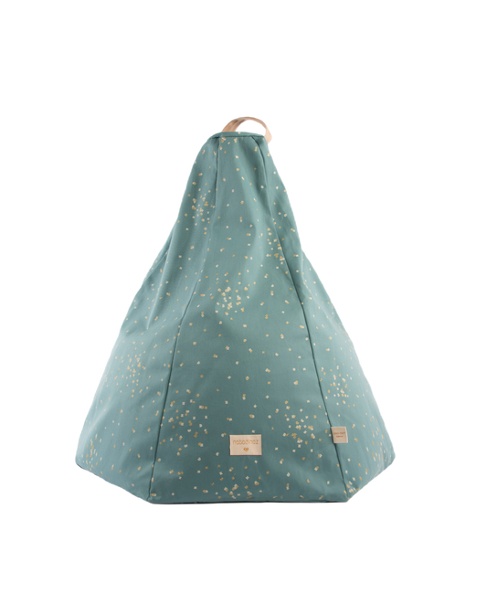 Marrakech beanbag-GOLD CONFETTI/ MAGIC GREEN