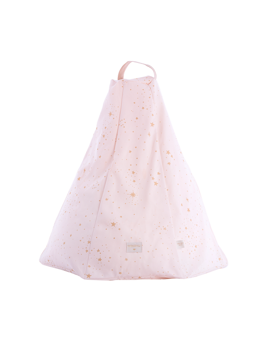 Pouf Marrakech gold stella dream pink