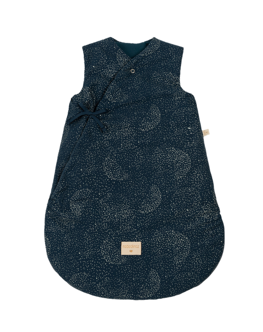 New CLOUD LARGE SLEEPING BAG 90X50 Gold bubble night blue