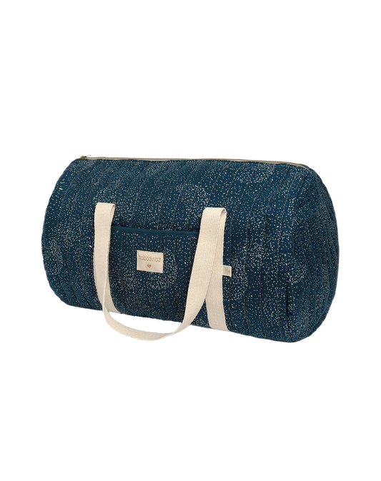 NEW YORK WEEKEND BAG 30X45X30 gold bubble night blue