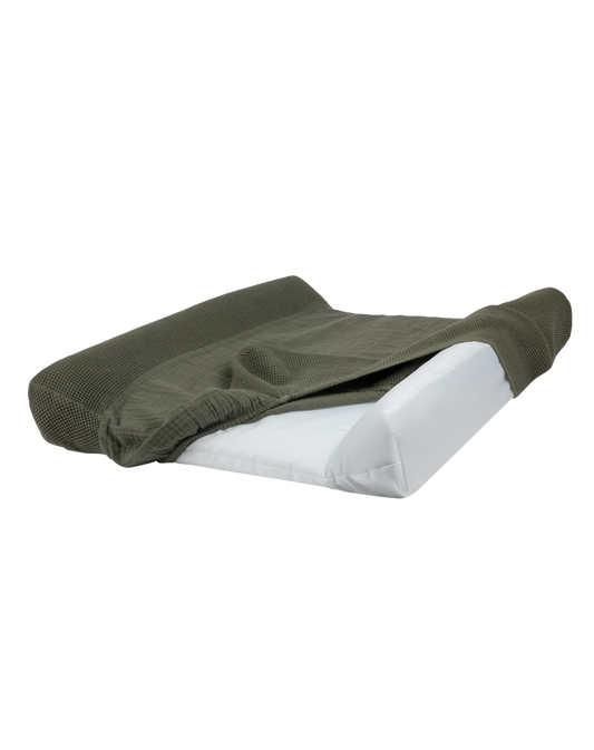 Housse de matelas à langer Wabi-Sabi en coton lavé