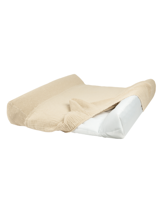 Housse de matelas à langer Wabi-Sabi en coton lavé