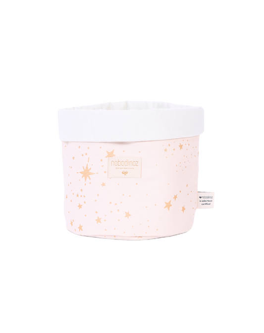 PANDA BASKET SMALL 19X15 Gold stella dream pink
