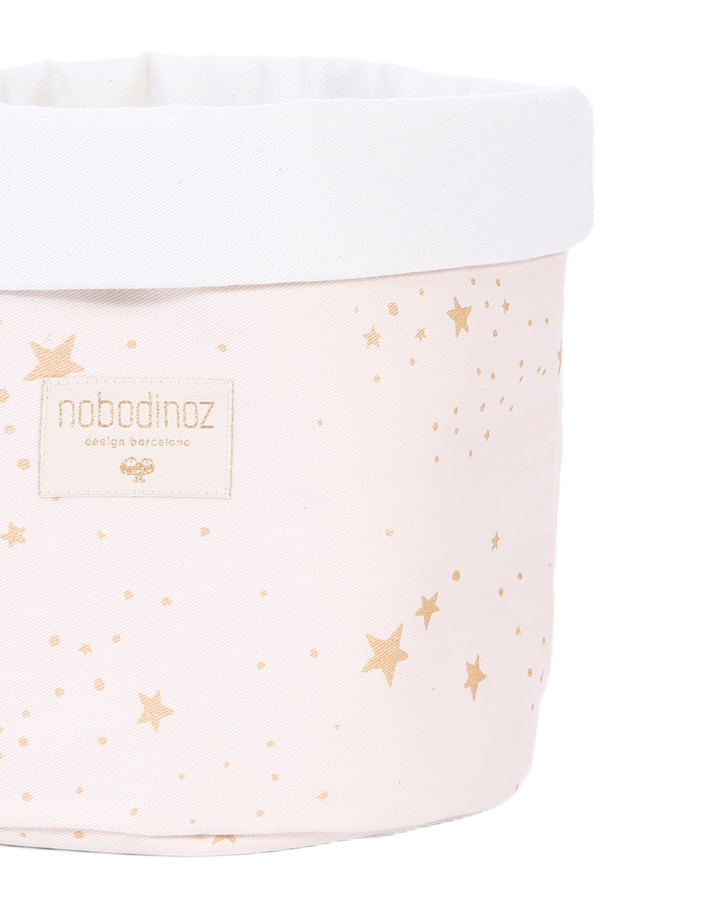 PANDA BASKET SMALL 19X15 Gold stella dream pink