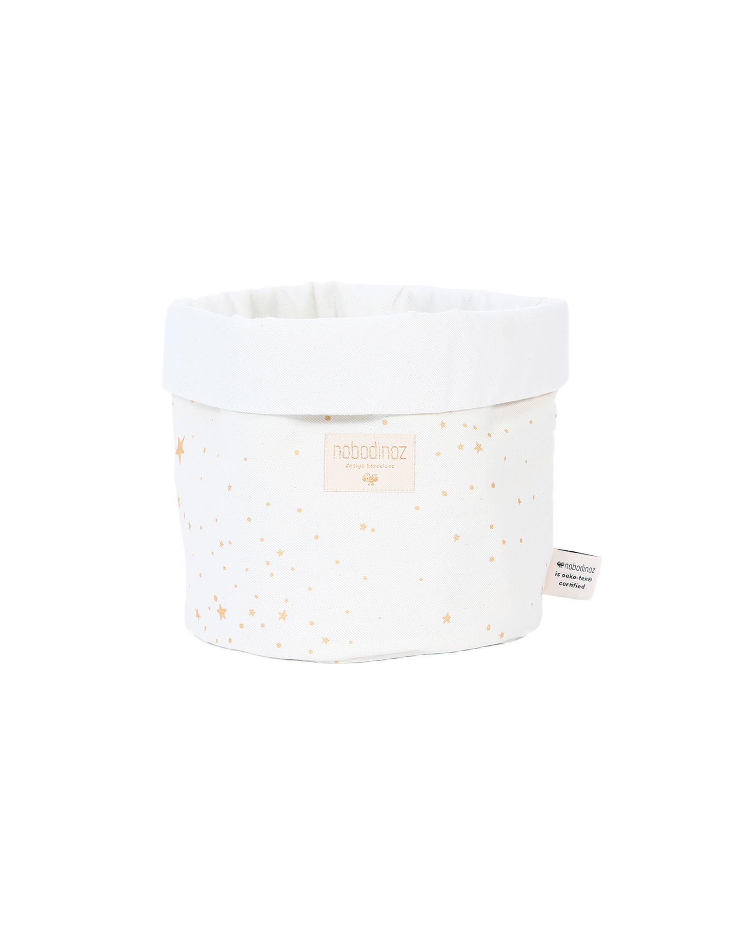 PANDA BASKET MEDIUM 24X20 Gold stella natural
