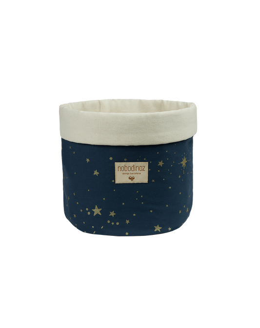 PANDA BASKET MEDIUM 24X20 Gold stella night blue