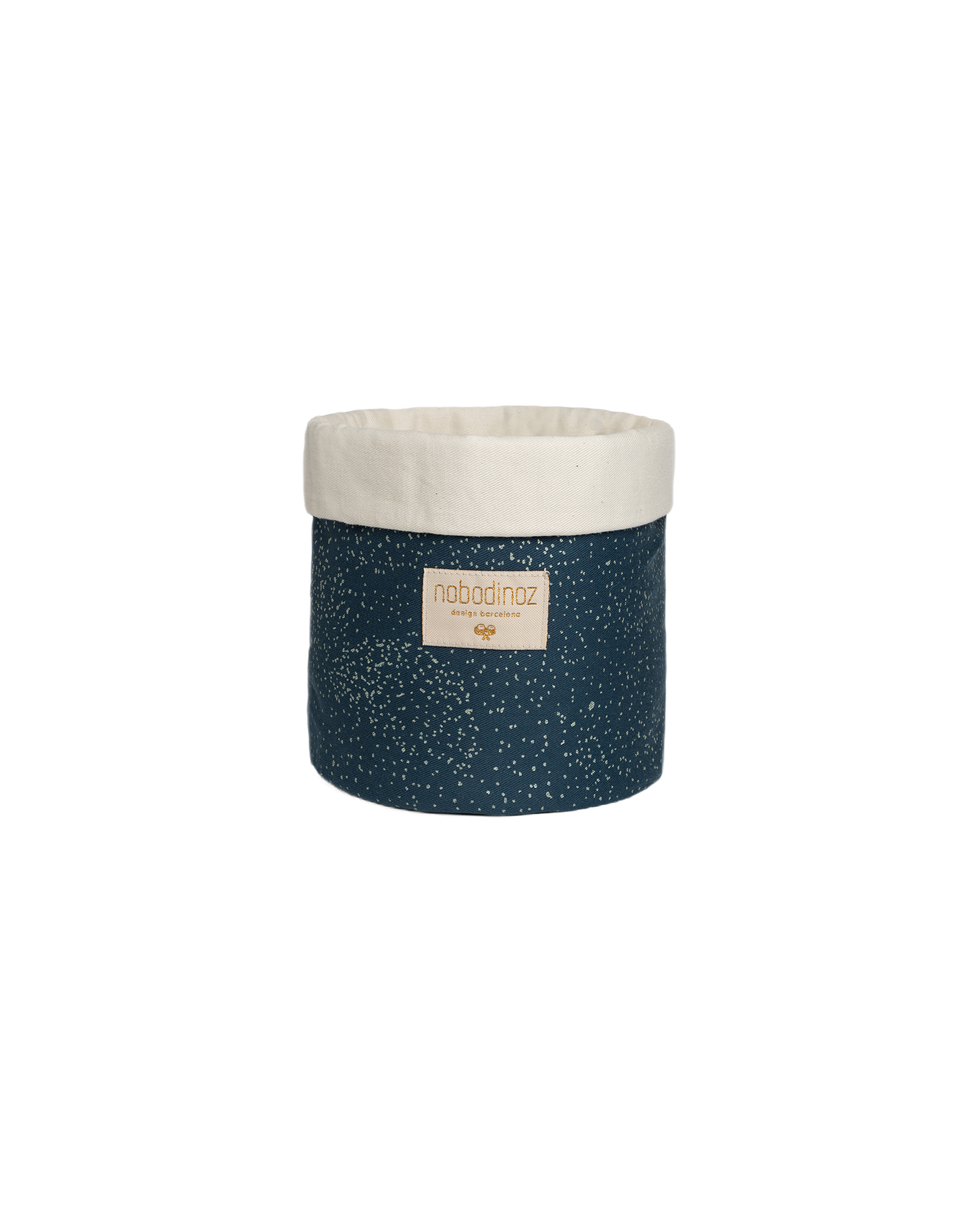 PANDA BASKET SMALL 19X15 Gold stella night blue