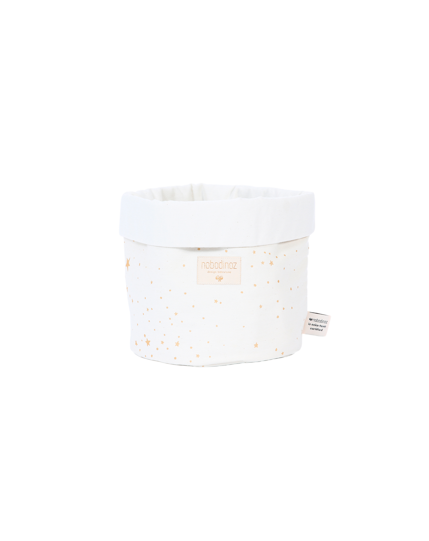 PANDA BASKET SMALL 19X15 Gold stella natural