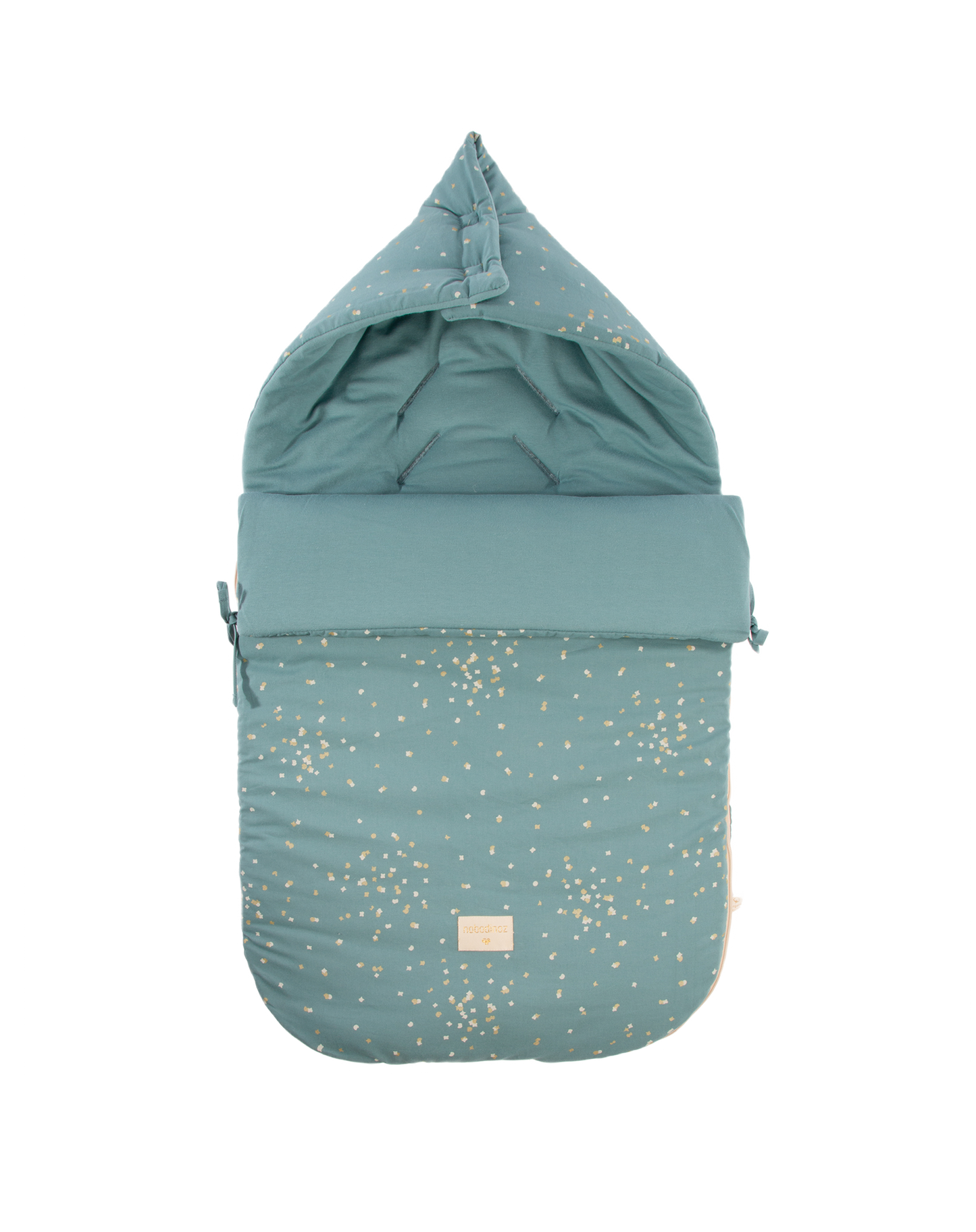 Saco de paseo de invierno Passegiata 0-6 meses-GOLD CONFETTI/ MAGIC GREEN