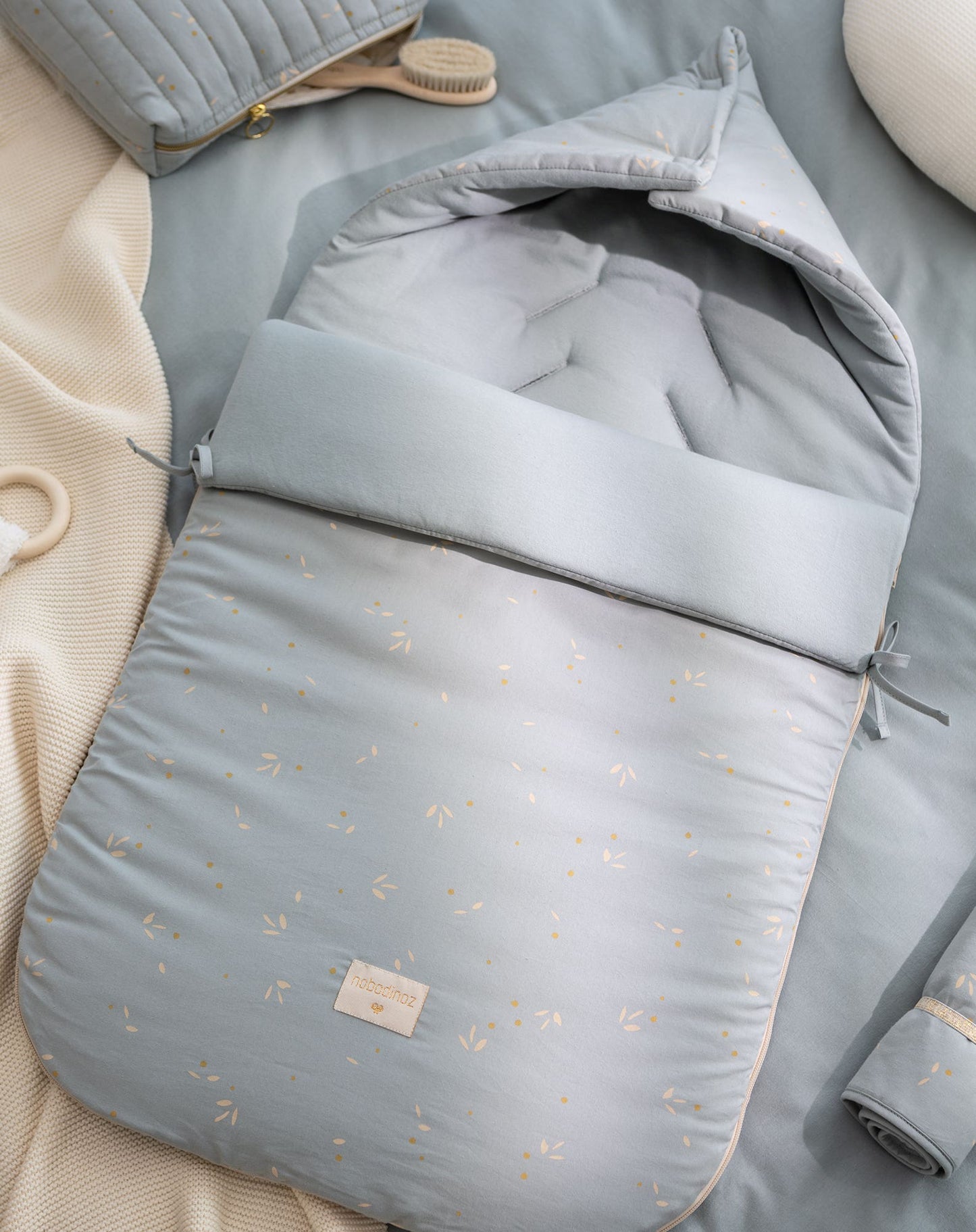 Saco de paseo de invierno Passegiata 0-6 meses WILLOW SOFT BLUE