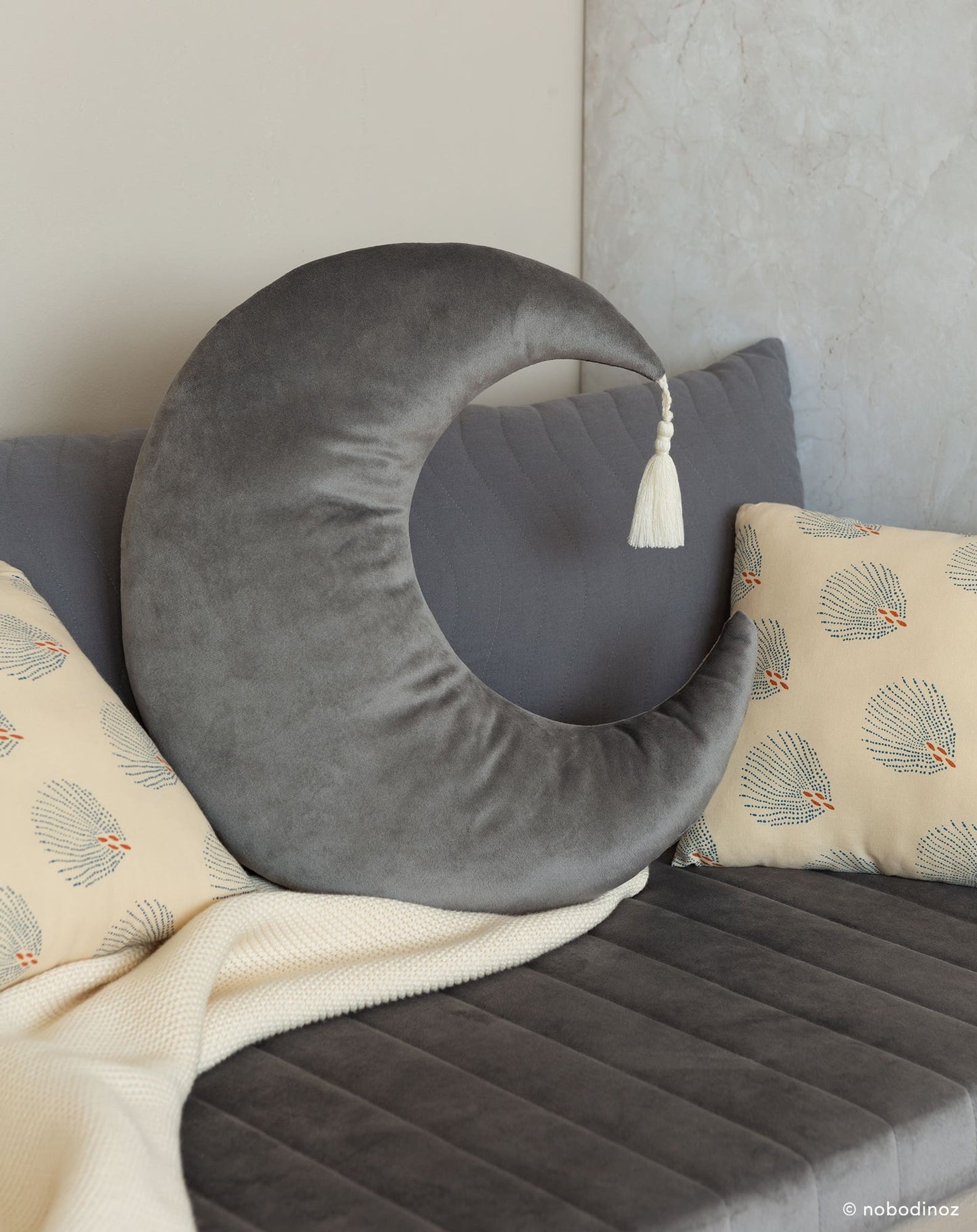 Coussin Pierrot velvet