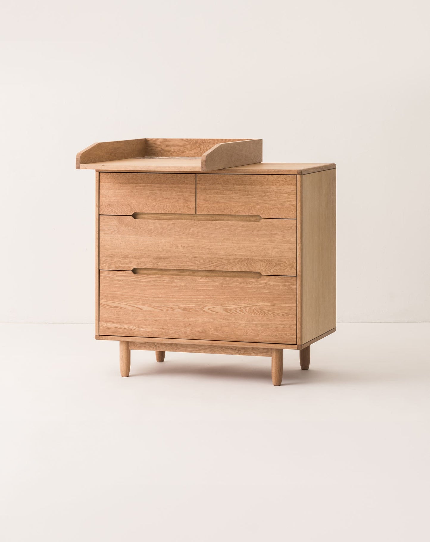 Ensemble commode et table à langer Pure en chêne massif
