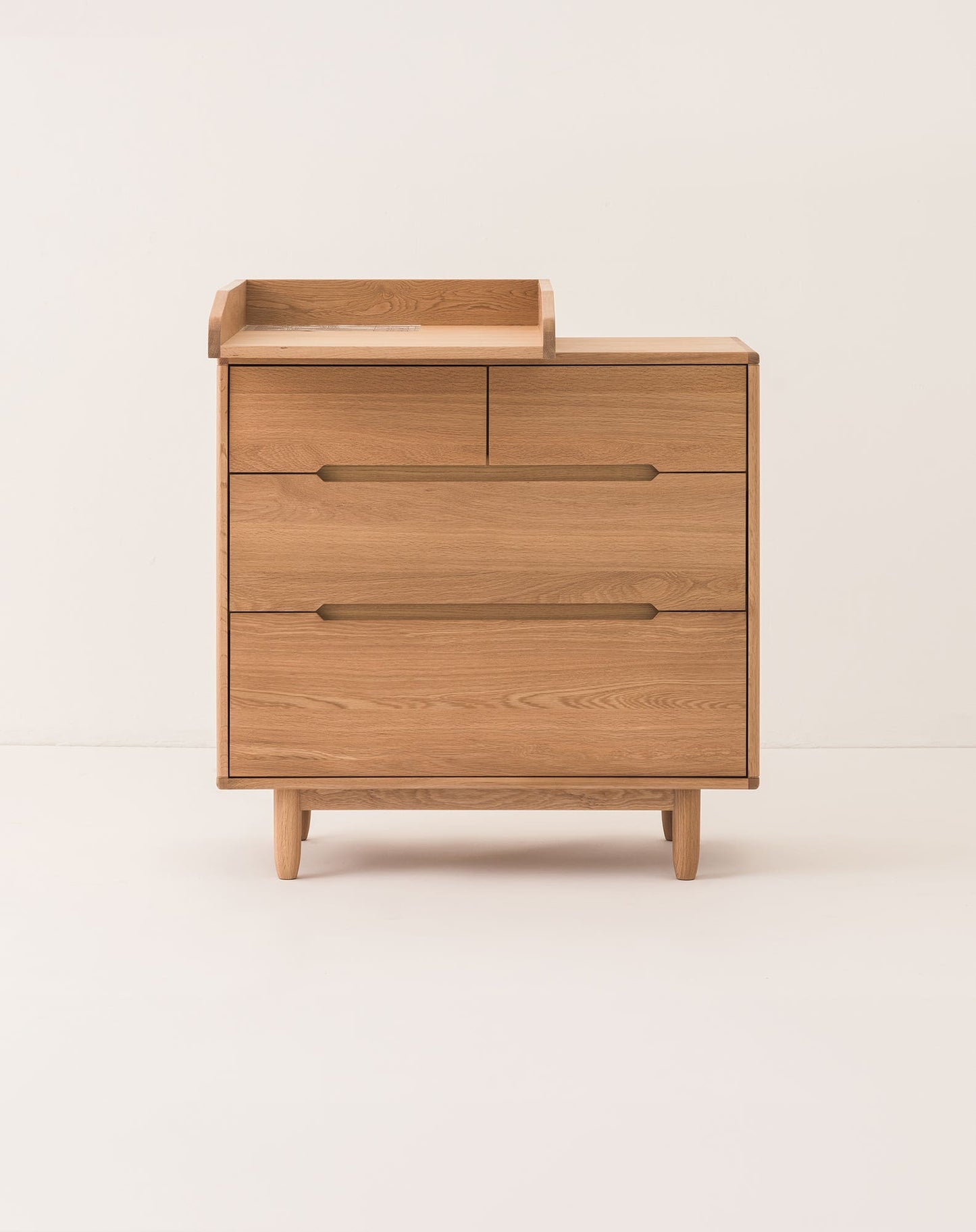Ensemble commode et table à langer Pure en chêne massif